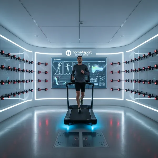 מעבדת ריצה עם ציוד מתקדם